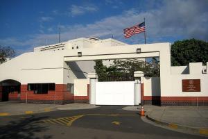 Picture of the building of The U.S. Embassy in El Salvador
